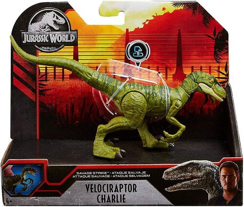Mattel - Jurassic World Savage Strike Velociraptor Charlie