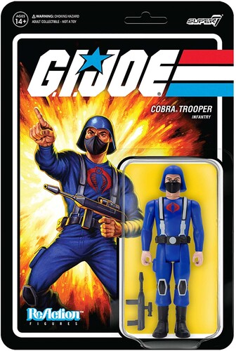 Super7 - G.I. Joe Reaction Figures Wave 1A - Cobra Trooper H-Back (Pink)