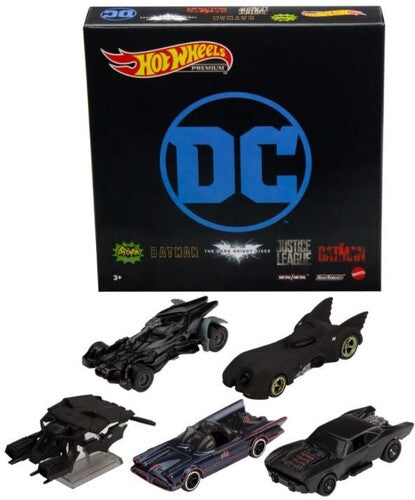 Mattel - Hot Wheels Batman Premium 5-Pack
