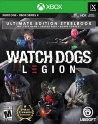 Watchdogs Legion - Ultimate Steelbook Edition fo Xbox One and Xbox Series X