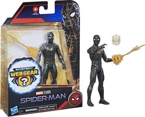 Hasbro Collectibles - Marvel Spider-Man Mystery Web Gear Black and Gold Suit Spider-Man