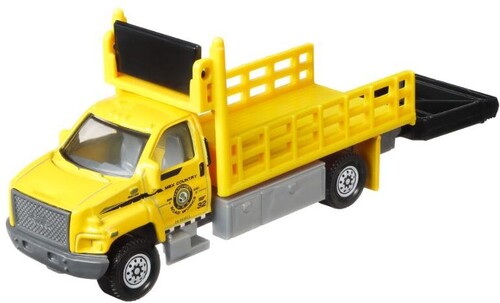 Mattel - Matchbox GMC 3500 Attenuator Truck, Yellow