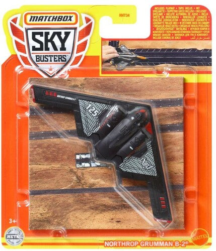 Mattel - Matchbox Skybusters Northrop Gruman B-2, Includes Playmat