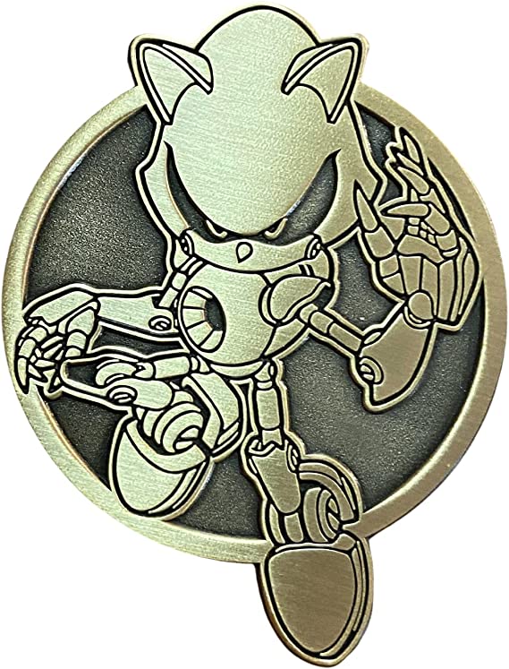 Zen Monkey Studios - Sonic The Hedgehog Metal Sonic Limited Edition Emblem Pin