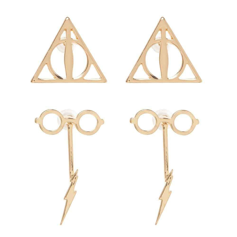 Harry Potter Logo Earrings Set - Accessories Jewelry