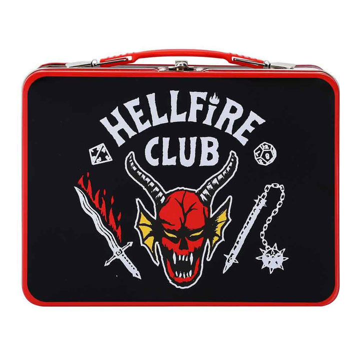 9 Stranger Things Hellfire Club Tin Tote - Lunch Box